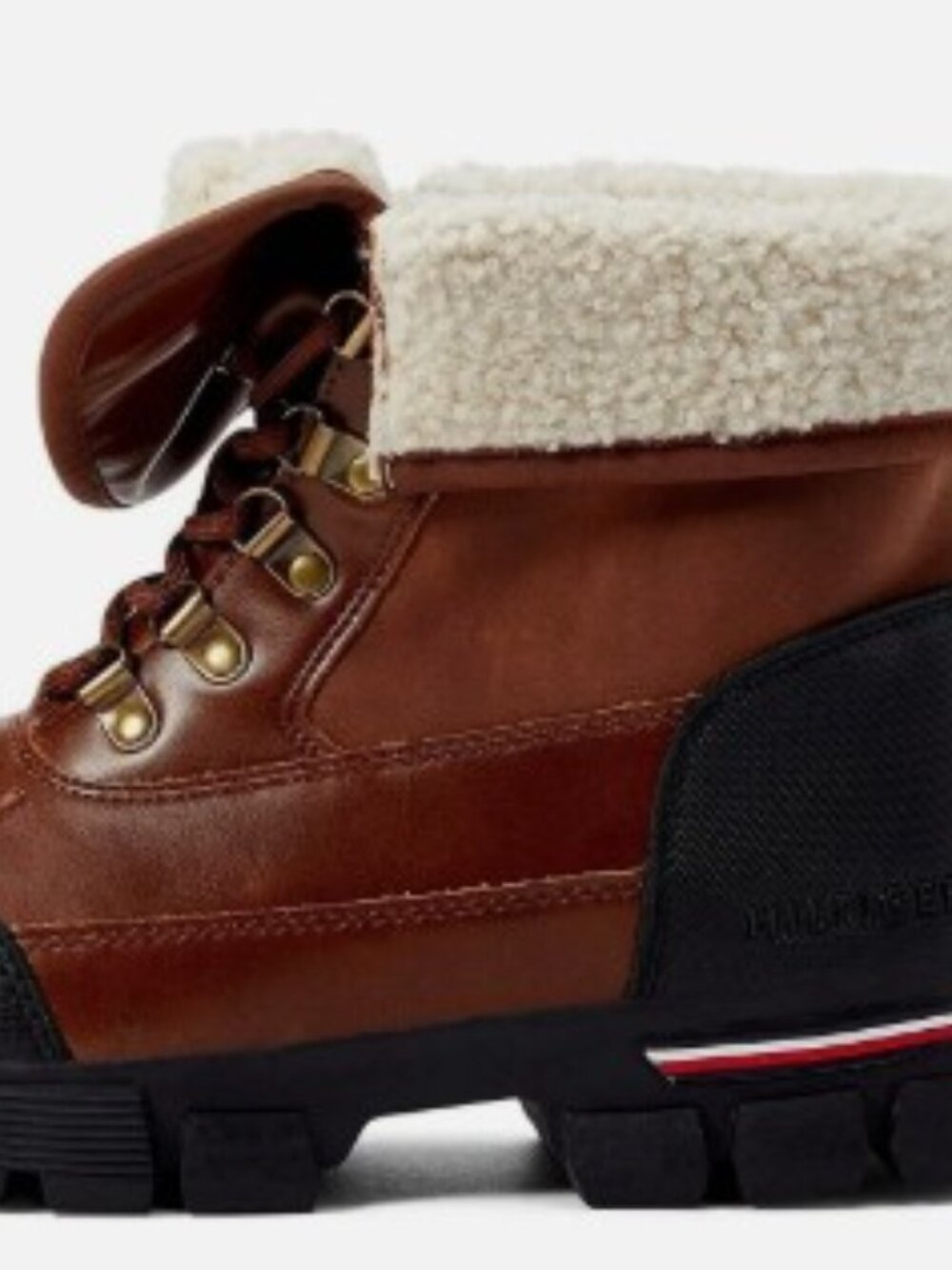 Tommy Hilfiger Men's Idan Black Multi Lace Up Boot 11.5
